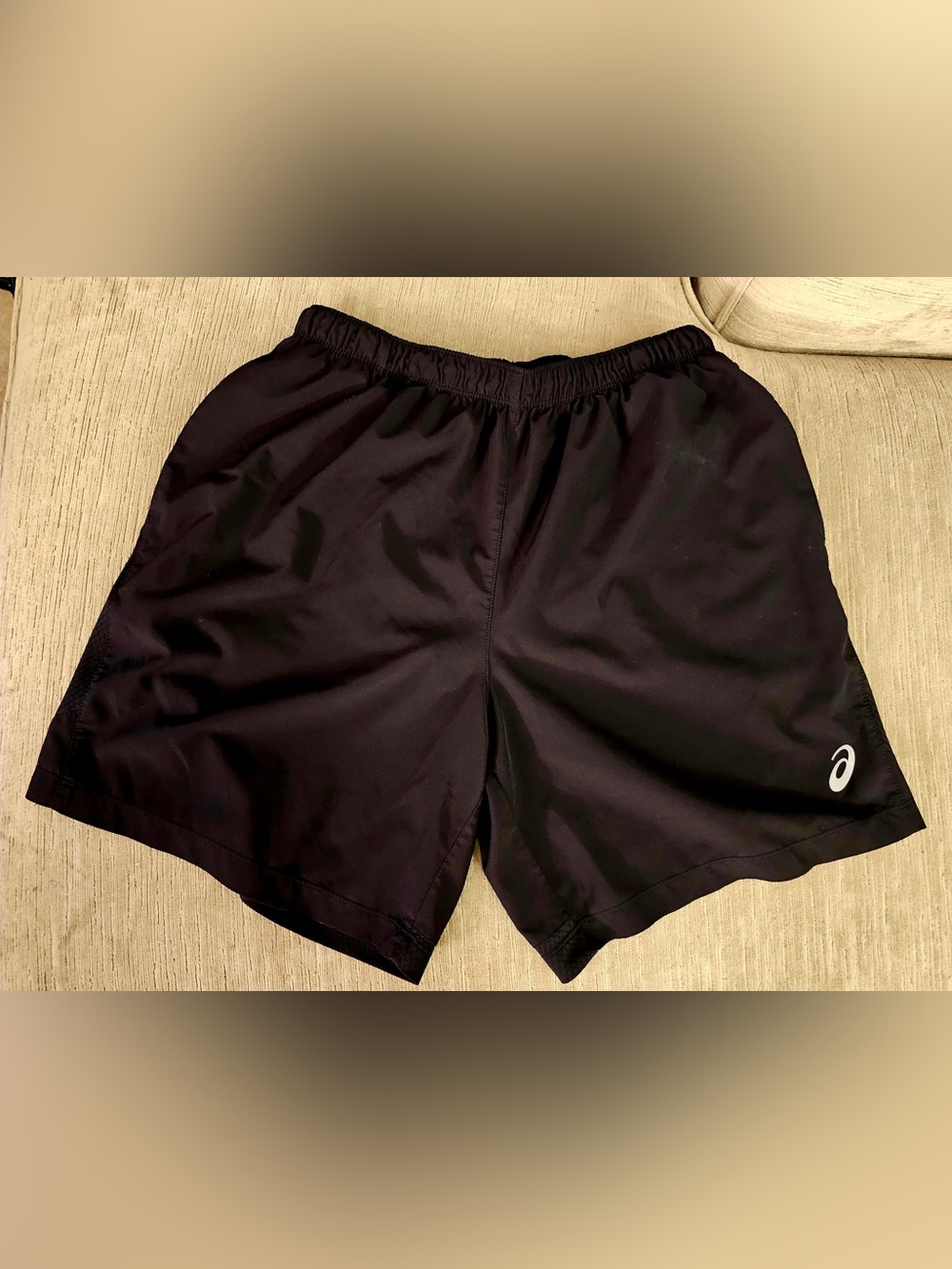 Asics Men's Black Athletic Performance Training Shorts